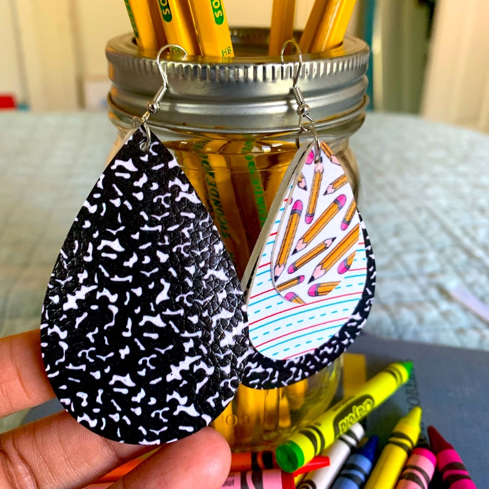 2/$20 Teacher. Back to School Earrings - Picture 6 of 6
